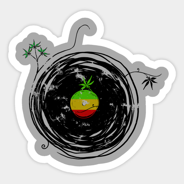 Matte Vinyl Record Label Stickers 7 84mm 12 99mm Dub Reggae Audio Stained Aged - Foto 6